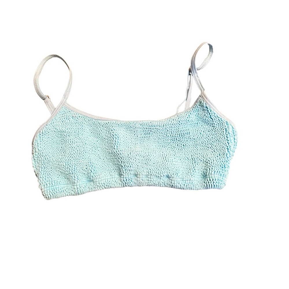 Light Blue Textured Bralette. Magic one size.
